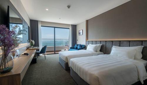 Habitación Deluxe, 1 cama de matrimonio grande, vistas al mar (Ocean)