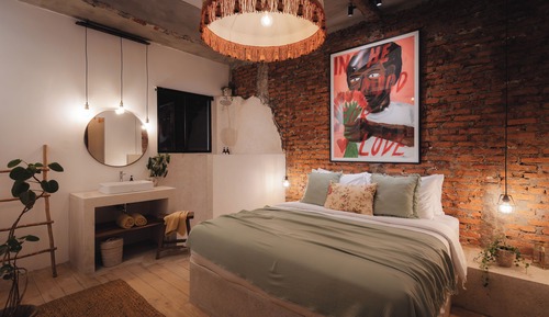 Villa, 2 habitaciones, cocina básica