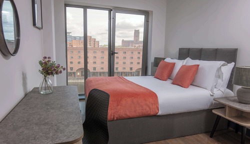 Apartamento superior, varias camas, no fumadores, cocina (Walk-in Shower)