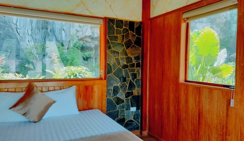 Bungalow, vistas al lago