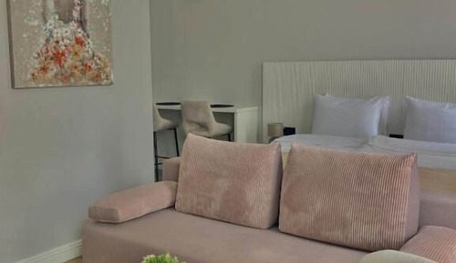 Suite estudio Deluxe, 1 cama de matrimonio grande con sofá cama