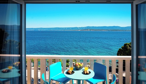Estudio Premium, balcón, vistas al mar