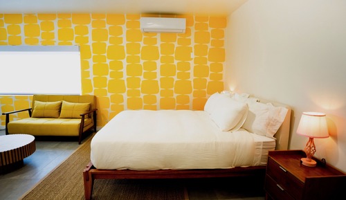 Habitación estándar, 1 cama de matrimonio con sofá cama, cocina básica