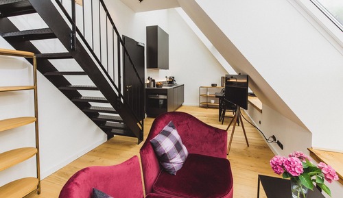 Apartamento Gallery, vistas al jardín