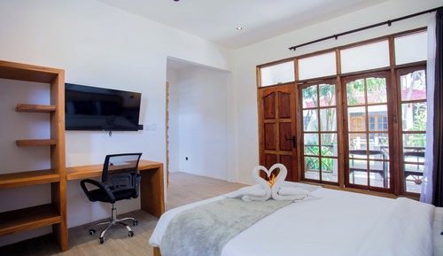 Habitación doble superior, vistas al jardín