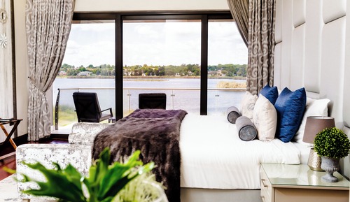Suite presidencial, vistas al lago