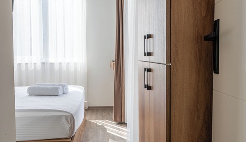 Apartamento de diseño, 2 habitaciones, vistas a la ciudad