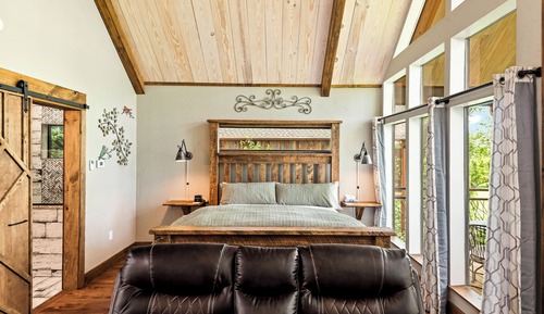 Casa en un árbol Premier, 1 cama de matrimonio grande, vistas al campo de golf