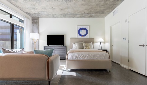 Estudio, 1 cama de matrimonio
