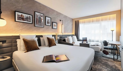 Habitación ejecutiva, 1 cama de matrimonio grande con sofá cama