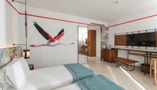 Habitación superior, 2 camas individuales, vistas al mar