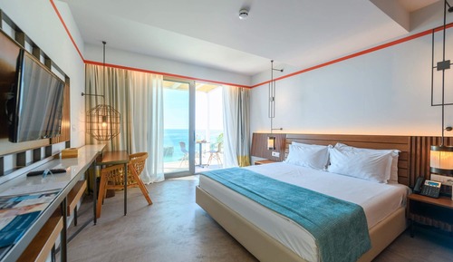 Habitación Deluxe, piscina privada, vistas al mar