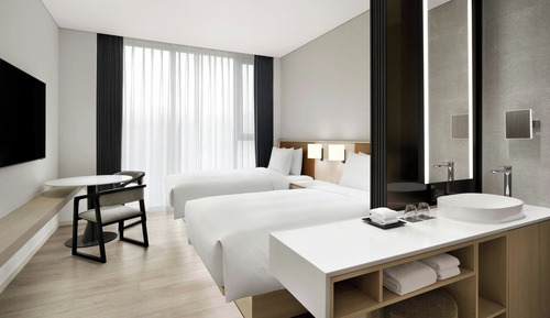 Habitación Premier, 2 camas individuales, no fumadores, vistas a la ciudad