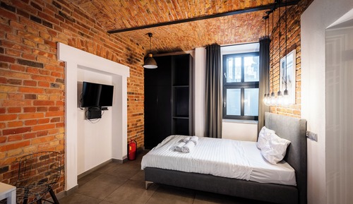Suite estudio básica, 1 cama doble