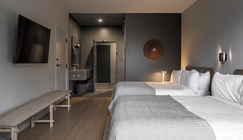 Habitación Deluxe, 2 camas de matrimonio, vistas al complejo turístico