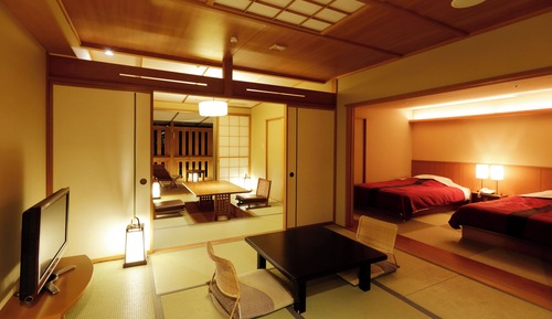 Habitación, no fumadores (Japanese&Western,open-air-bath typeC)