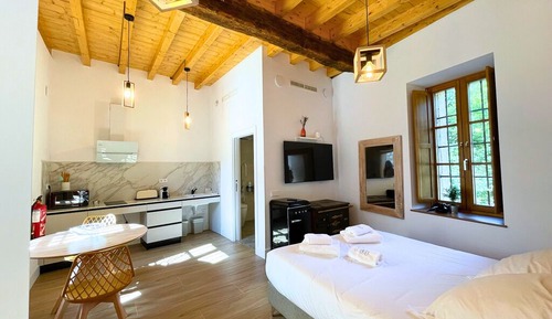 Estudio Club, 1 cama doble, vistas al río