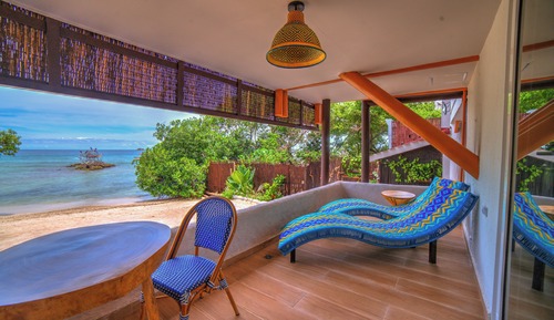 Habitación doble superior, 1 cama de matrimonio, vistas al mar