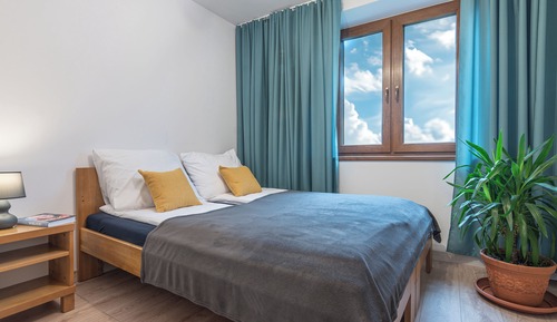 Apartamento clásico, 1 habitación, balcón, vistas al jardín