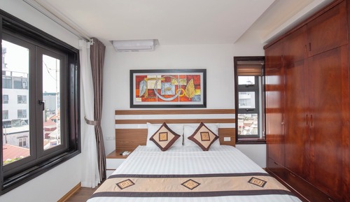 Apartamento Business, vistas al patio