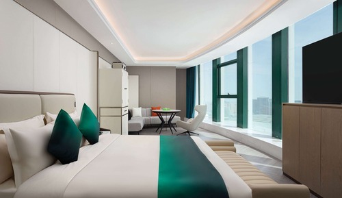 Habitación ejecutiva, 1 cama de matrimonio grande con sofá cama, no fumadores