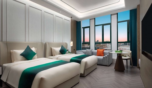 Habitación Deluxe, varias camas, fumadores