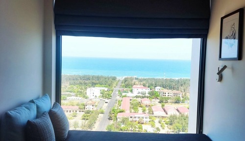 Habitación triple panorámica, vistas a la playa