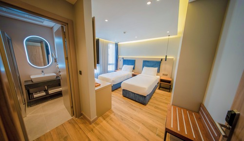 Habitación Deluxe con 2 camas individuales, no fumadores, baño privado