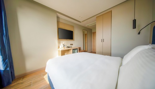 Habitación superior, 1 cama de matrimonio, no fumadores, vistas al mar