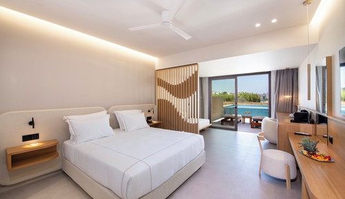 Suite junior, patio, vistas al jardín