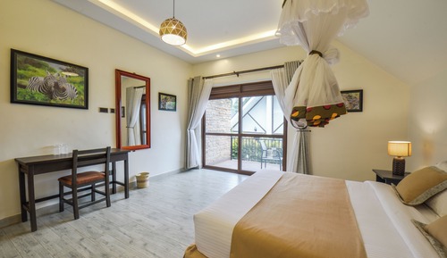 Habitación Deluxe doble, vistas al jardín