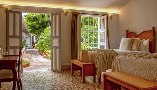 Habitación Deluxe con 1 cama doble o 2 individuales, vistas al jardín