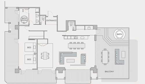 Suite, no fumadores, vistas al mar (Terrace) (S)