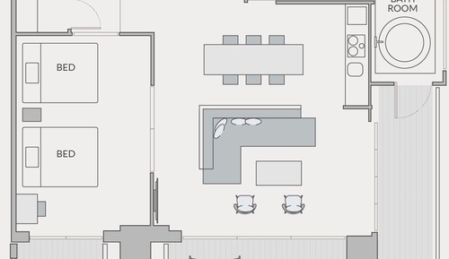 Habitación Deluxe doble, no fumadores (E)