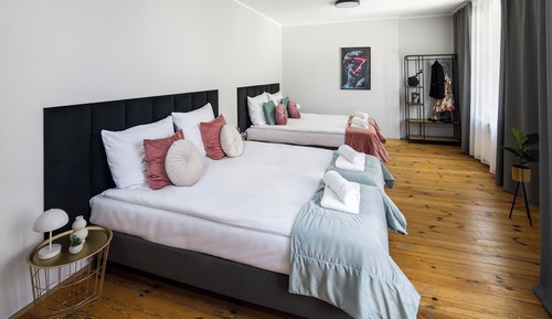 Apartamento Elite, varias camas, en una planta alta