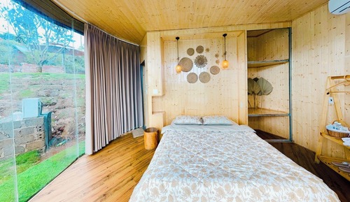 Bungalow panorámico, vistas al jardín