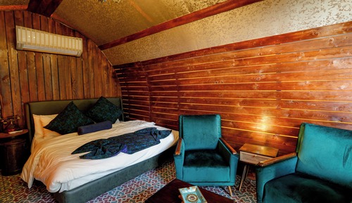 Bungalow Deluxe, 1 cama de matrimonio, terraza, en la zona del jardín