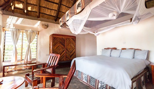 Chalet romántico, 1 cama de matrimonio grande, baño privado