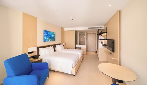 Habitación Deluxe, 2 camas individuales, vistas al mar