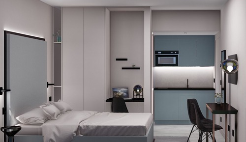 Apartamento junior, 1 habitación, balcón
