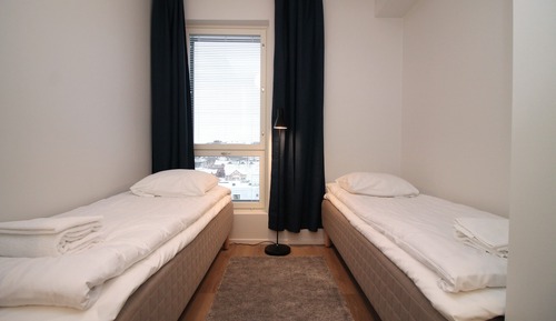 Apartamento económico, varias camas
