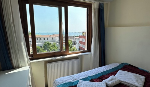 Apartamento Deluxe, cocina, vistas al mar