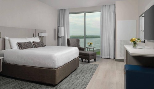 Suite Grand, 1 cama de matrimonio grande con sofá cama, no fumadores, vistas al río