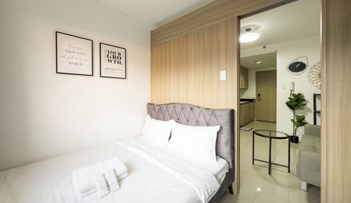 Apartamento sénior, 1 habitación, balcón, vistas a la ciudad