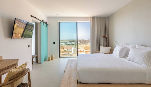 Habitación Deluxe doble, balcón, vistas al mar