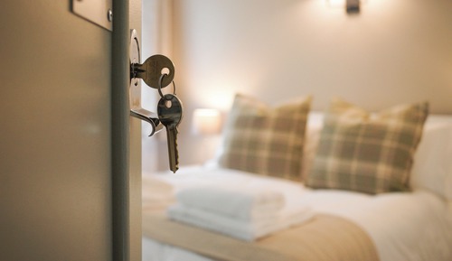 Habitación estándar doble, baño privado