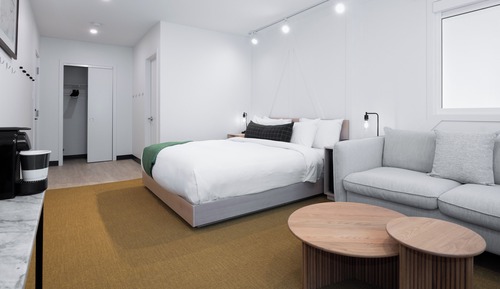 Suite, 1 cama de matrimonio grande con sofá cama