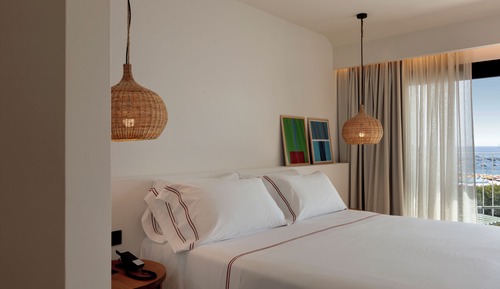 Habitación Deluxe doble, balcón, vistas al mar
