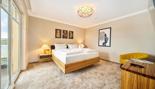 Penthouse-Suite mit Meerblick