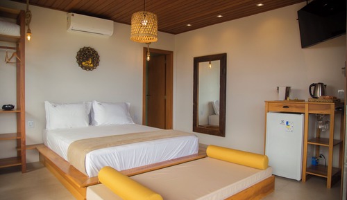 Habitación Deluxe doble, balcón, vistas al mar